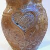 Pichet boule coeur marron Pichet boule coeur marron