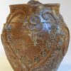 Pichet boule fleurs marron Pichet boule fleurs marron