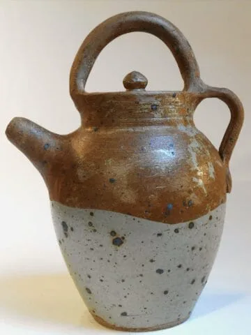 Pichet bicolore marron