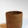 Verre droit petit marron