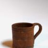 Tasse droite large marron