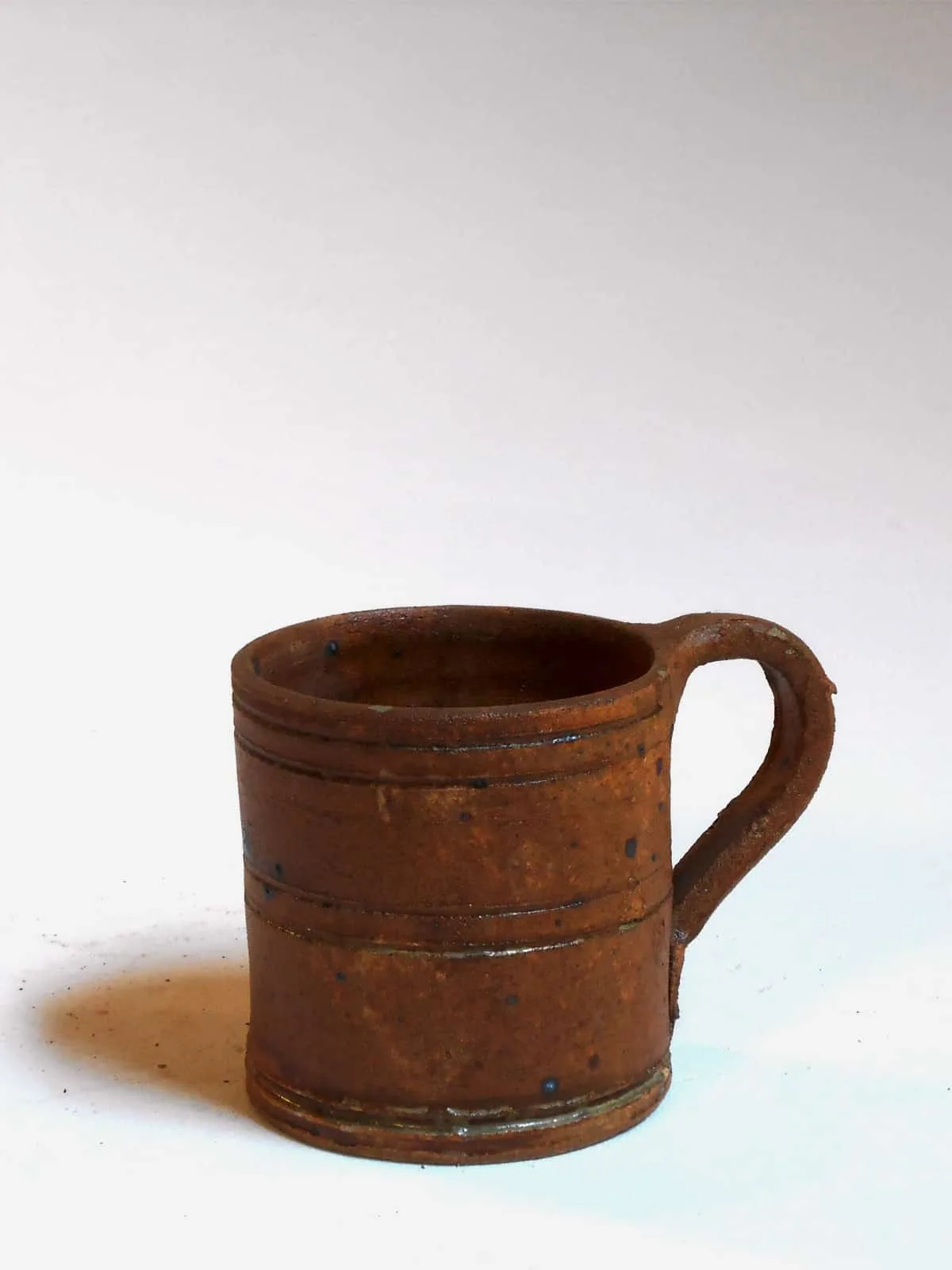 Tasse droite large marron