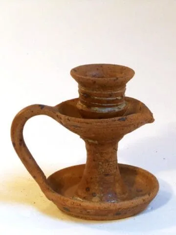 Bougeoir marron