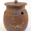 Pot à ail marron
