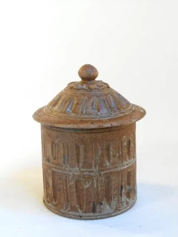 Pot à épices petit marron