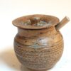 Pot à moutarde marron