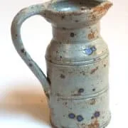 Pot à lait droit vert