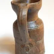 Pot à lait droit marron