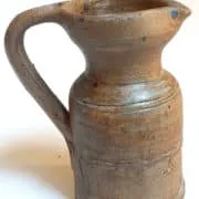 Pot à lait droit marron