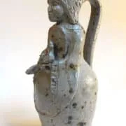 Pichet dame à l'oiseau vert