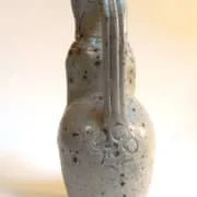 Pichet dame à l'oiseau vert